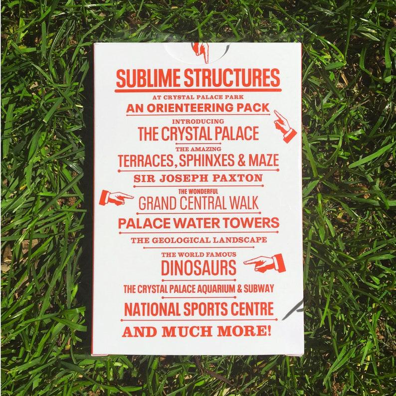 Sublime Structures At Crystal Palace Park An Orienteering Pack