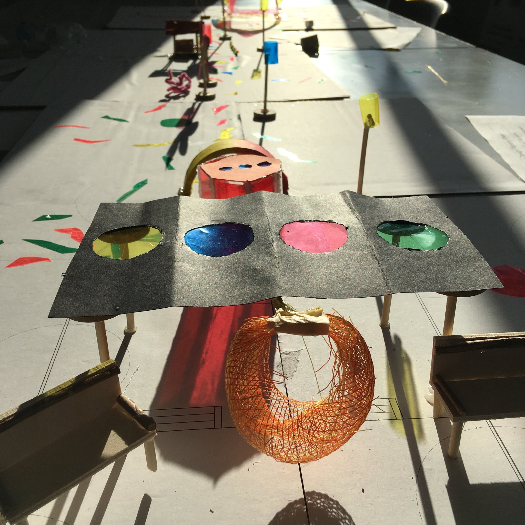 Kids attending a workshop